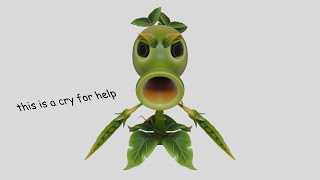 Peashooter Dancing PvZ GW animation [upl. by Peih467]