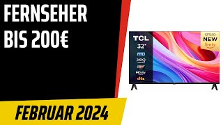 TOP–5 Die besten Fernseher bis 200€ Februar 2024 Test amp Vergleich  Deutsch [upl. by Ybeloc]