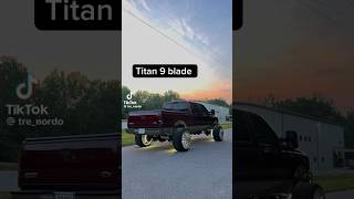 60 Powerstroke Straight Pipe Titan 9 Blade Turbo automobile dieselengine truck dieseltruck [upl. by Obadiah634]