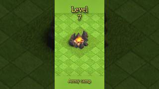 level 1  max upgrade army camp ⚒️⚙️upgrade clock tower clashofclans upgrade armycamp [upl. by Studner]