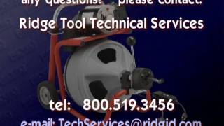 RIDGID K400 Drum Machine  Tech Service [upl. by Tab576]