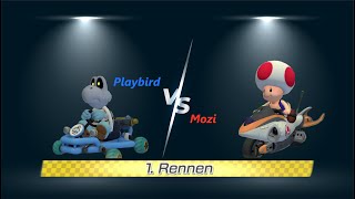 Playbird VS Mozi  Das Mario Kart 8 Battle [upl. by Euell158]