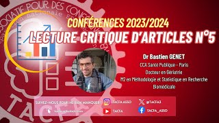 Conférence 20232024  LCA n°5 [upl. by Atteinotna]