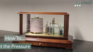 How To Set The Pressure On Your Barograph [upl. by Roinuj365]