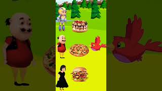 chidiya rani chali apna burger lene motu shortvideo virtherobotboy [upl. by Loriner]