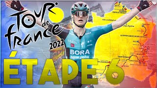 TOUR DE FRANCE 2022  ETAPE 6  BINCHE › LONGWY 2199 Km [upl. by Niltyak]