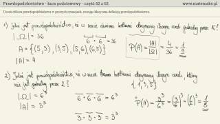 Prawdopodobieństwo  kurs podstawowy [upl. by Hiro560]