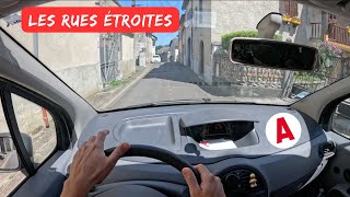 Conduite commentée dans des rues étroites [upl. by Nylad]