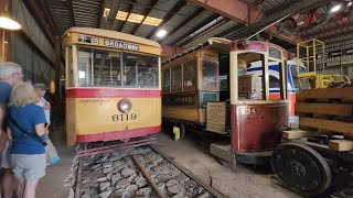 The Baltimore Streetcar Museum Trolley Barn Tour [upl. by Iharas]