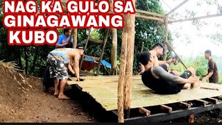 MAY SAHIG NA ANG GINAGAWANG KUBO [upl. by Platas]