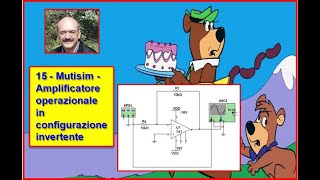 Carlo Fierro 15 Mutisim Amplificatore operazionale in configurazione invertente [upl. by Gnilrac531]