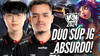 CARIOK duo KURI de VI e NEEKO  PAIN no BOOTCAMP do WORLDS 2024 [upl. by Alad675]