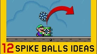 12 Ideas with Spikes and Spike Balls Part 3  Super Mario Maker 2 [upl. by Rehpotirhc350]