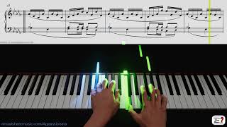 Appassionata Sonata Op 57 2nd movement by Ludwig Van Beethoven  Keyboard amp Piano Practice Video [upl. by Cerelia617]