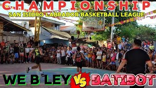 FINALS MOS DIV  WEBLEY VS BATIBOT  850 SECOND PRICE  SAN ISIDRO LAB BASKETBALL LEAGUE  BOBONG TV [upl. by Notxarb]