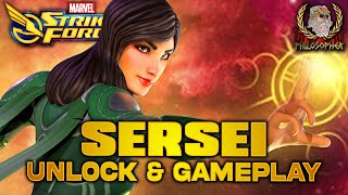 Sersi Red Star Pulls Unlock and Gameplay  T4 and ISO Discussion  Marvel Strike Force  MSF [upl. by Cyn86]