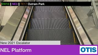 Outram Park MRT Station  2021 Otis Escalator NEL Platform [upl. by Ppik701]