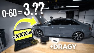 034Motorsport Stage 1 Tune Install amp 060 Test Audi RS3 [upl. by Acquah835]