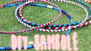 DIY  Como fazer um bambolê [upl. by Narcis]