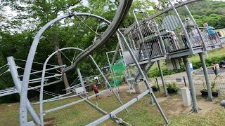 Wiegand Hexenbesen Erlebniswelt Seilbahnen Thale 2022 POV Onride [upl. by Nahaj510]