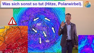 Was sich sonst so tut Hitze Polarwirbel Gewitterfront Sonntag Wettervorhersage 2027082024 [upl. by Deborah]