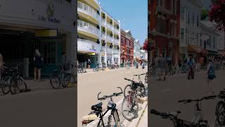 Mackinac Island Main Street Travel outdoors [upl. by Lyontine500]