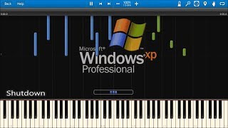 WINDOWS STARTUP AND SHUTDOWN SOUNDS IN SYNTHESIA [upl. by Towne]