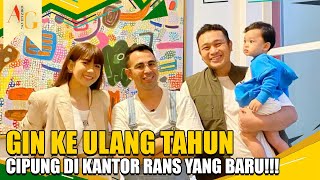 GIN KE ULANG TAHUN CIPUNG DI KANTOR RANS YANG BARU [upl. by Edgell]