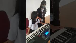 Belajar teknik dasar APPOGGIATURA DAN ACCIACCATURA DENGAN KEYBOARD music duet keyboard [upl. by Nachison]