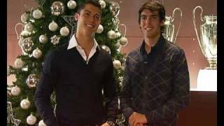 Cristiano Ronaldo and Kaká Merry Christmas [upl. by Atsillak]