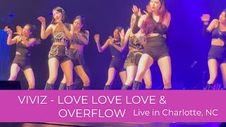 VIVIZ 비비지  Love Love Love and Overflow  from USA Tour show in Charlotte NC on July 14 2024 [upl. by Guyer]