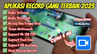 APK RECORD GAME TERBAIK NO LAG NO WATERMARK  APLIKASI PEREKAM LAYAR HP TERBAIK 2023 [upl. by Martel]