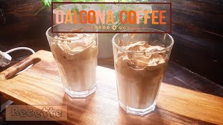 Recette Coréenne Dalgona Coffee mousseux [upl. by Edra309]