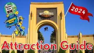 Universal Studios Florida ATTRACTION GUIDE  2024  NEW Minion Land  Universal Orlando Resort [upl. by Ferrigno]