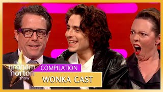 Timothée Chalamet Cant Believe Cher Saw Him On SNL  Wonka  The Graham Norton Show [upl. by Ecirtnom641]