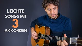 10 einfache Gitarren Lieder mit 3 Akkorden [upl. by Amberly]