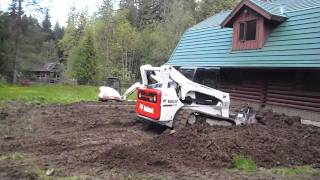 BOBCAT T870 Pushing [upl. by Pogue]