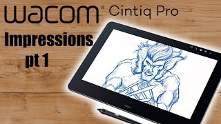 Wacom Cintiq Pro 16 Unboxing  First Impressions Pt 1 [upl. by Liggitt510]