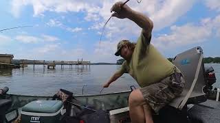 Catfishing with Grandaddy on Lake Wateree [upl. by Ynabe790]