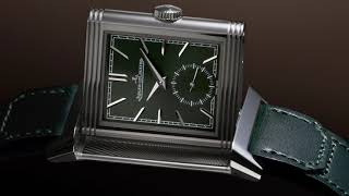 The New JaegerLeCoultre Reverso Tribute Small Seconds Green Dial [upl. by Wilkens366]