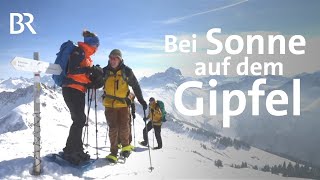 Wandern amp Bergsteigen im Winter Auf Schneeschuhen durchs Kleinwalsertal  BergaufBergab  BR [upl. by Acul141]