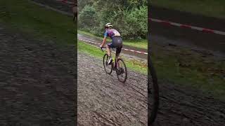 Sand mud and rain during the cyclocross race Webu Cross Helmond cycling cyclocross cross [upl. by Scoville]