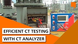 Efficient current transformer testing with OMICRON CT Analyzer [upl. by Ynnob]