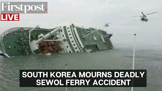 LIVE South Korea Mourns 10th Anniversary of Deadly Sewol Ferry Accident [upl. by Maite]