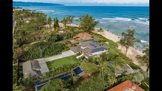 61465 Kamehameha Hwy Haleiwa HI  Chuns Reef Beachfront Estate for sale  Oahus North Shore [upl. by Paluas599]