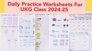 UKG Daily Practice Worksheets 202425UKG Daily Practice Worksheets EnglishUKG Class English [upl. by Lela]