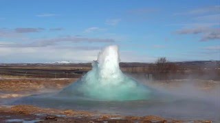 Geysir Explosion Super Slow Motion [upl. by Eiramnaej]