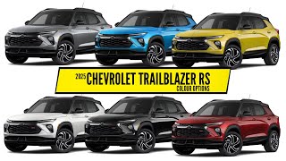 2025 Chevrolet Trailblazer RS Exterior Color Options  AUTOBICS [upl. by Slerahc]