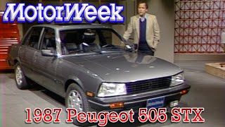 1987 Peugeot 505 STX  Retro Review [upl. by Aehtorod270]