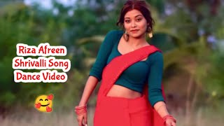 Riza Afreen Shrivalii Song Dance Video  Pushpa  Shrivalli Dance  Riza Afreen  Riyaz14 [upl. by Pearse]